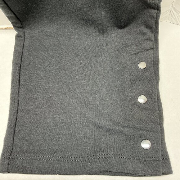 1X PANTS D&CO. BLACK SNAPS AT BOTTOM QVC CLOTHES-💕OFFERS & BUNDLES - Picture 7 of 9